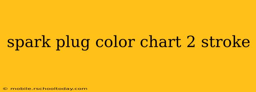 spark plug color chart 2 stroke
