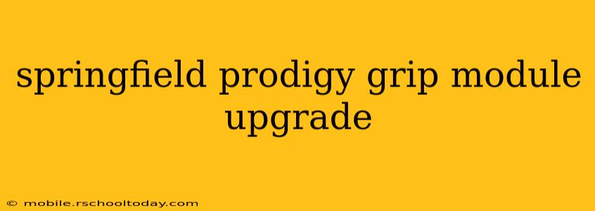 springfield prodigy grip module upgrade
