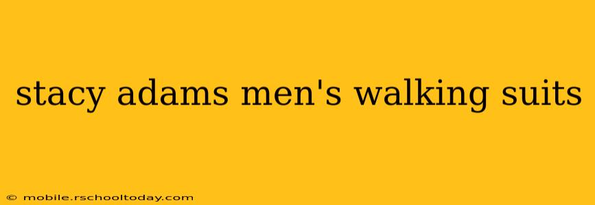 stacy adams men's walking suits
