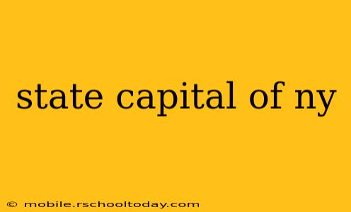 state capital of ny