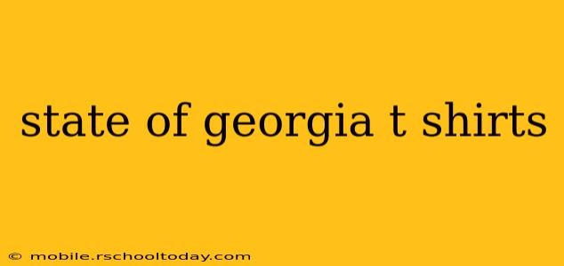 state of georgia t shirts