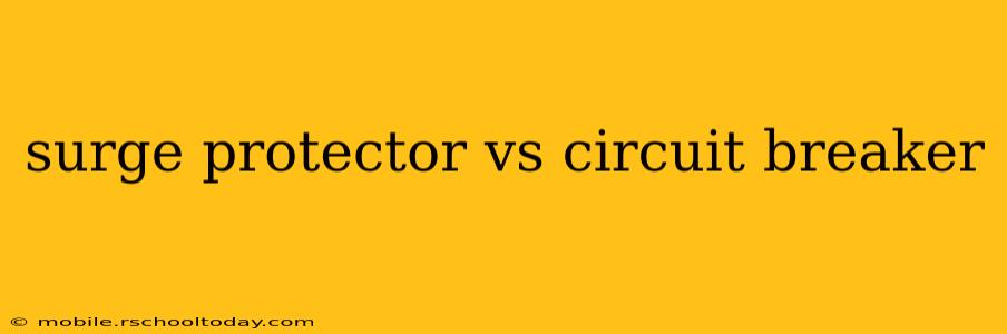 surge protector vs circuit breaker