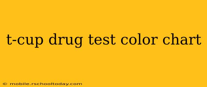 t-cup drug test color chart