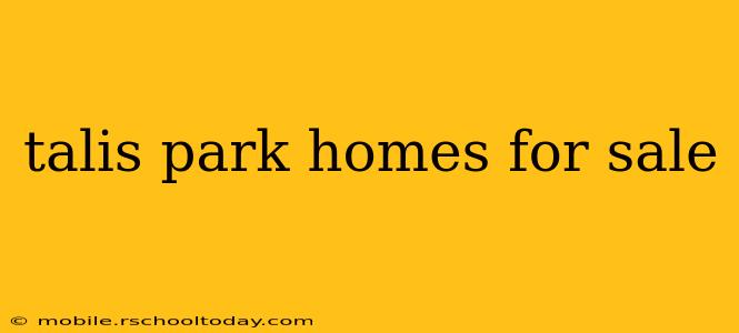 talis park homes for sale