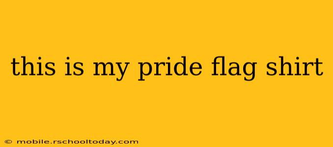 this is my pride flag shirt