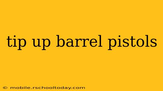 tip up barrel pistols