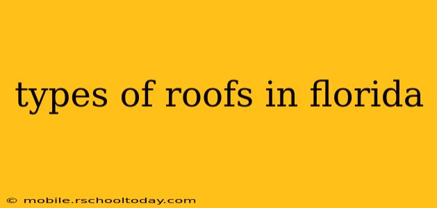 types of roofs in florida
