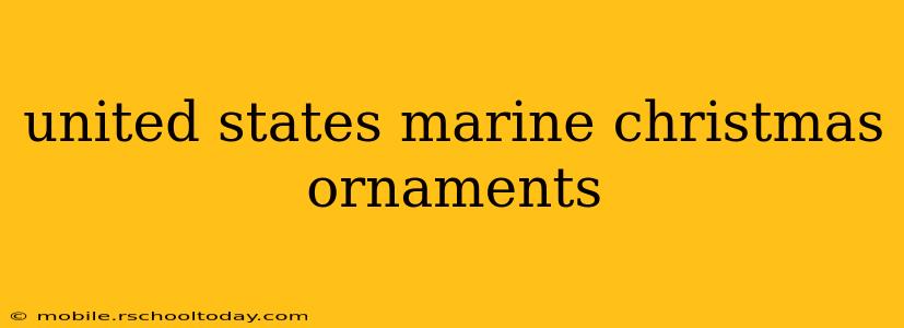 united states marine christmas ornaments