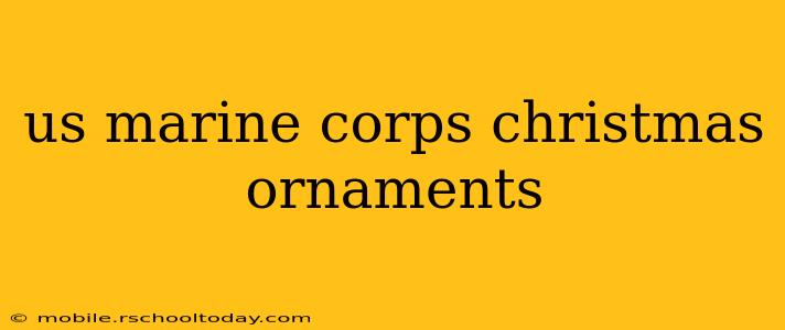 us marine corps christmas ornaments
