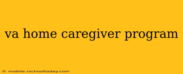 va home caregiver program