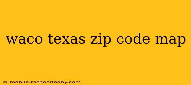 waco texas zip code map