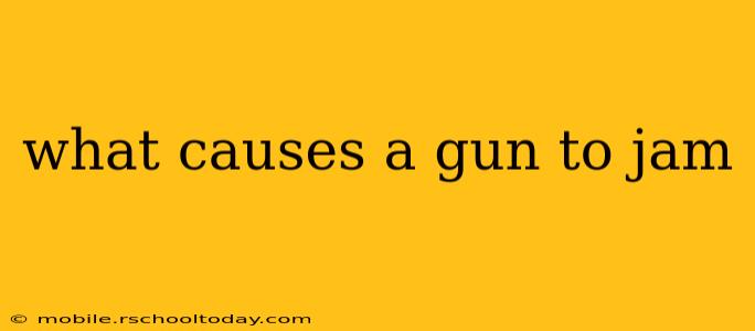 what causes a gun to jam