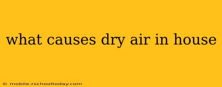 what causes dry air in house