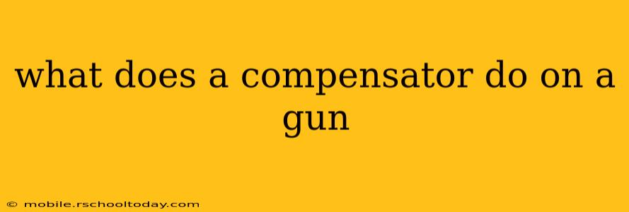 what does a compensator do on a gun
