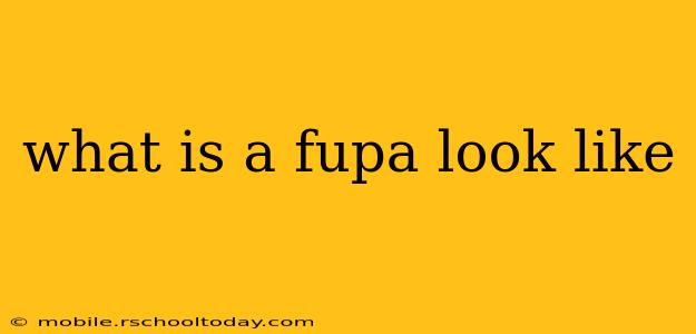 what is a fupa look like