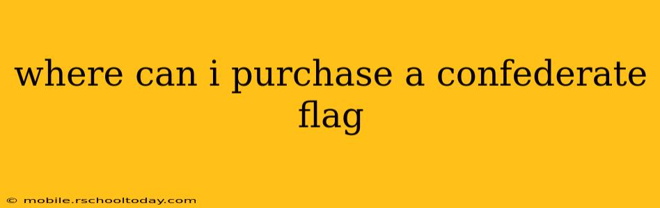 where can i purchase a confederate flag
