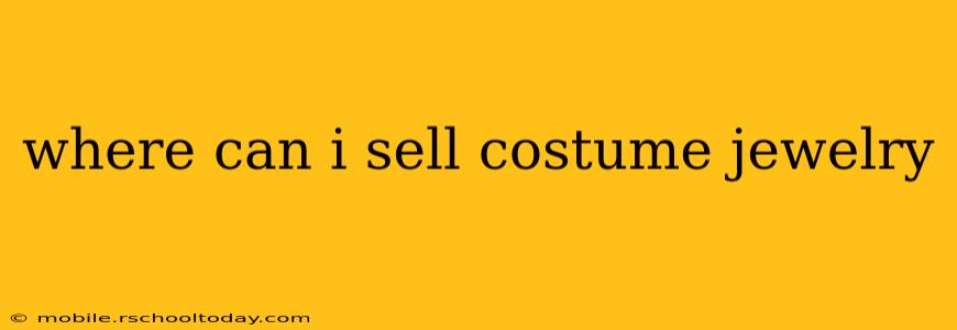 where can i sell costume jewelry
