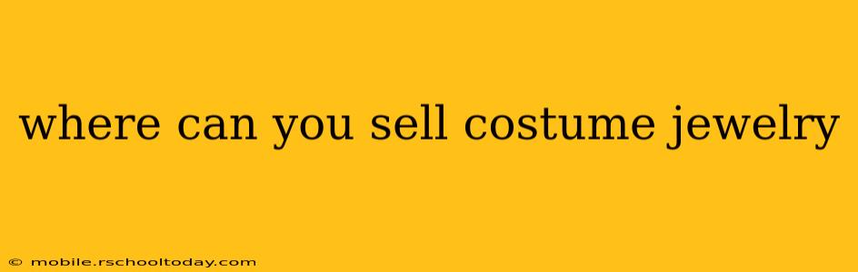 where can you sell costume jewelry